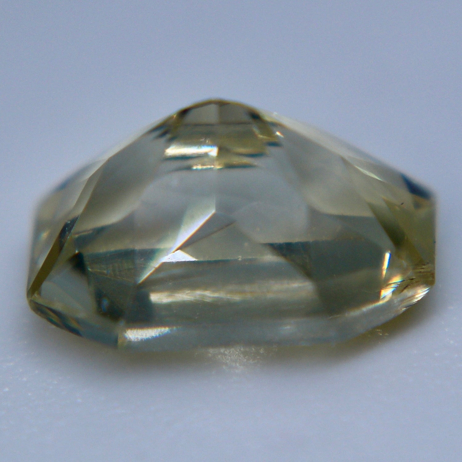 2.18ct Natural Greenish Yellow Chrysoberyl – Ceylon Fancy Cut - Sapphirepal