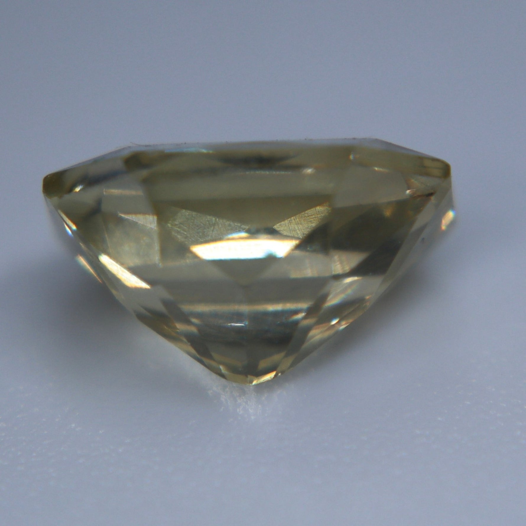 2.18ct Natural Greenish Yellow Chrysoberyl – Ceylon Fancy Cut - Sapphirepal