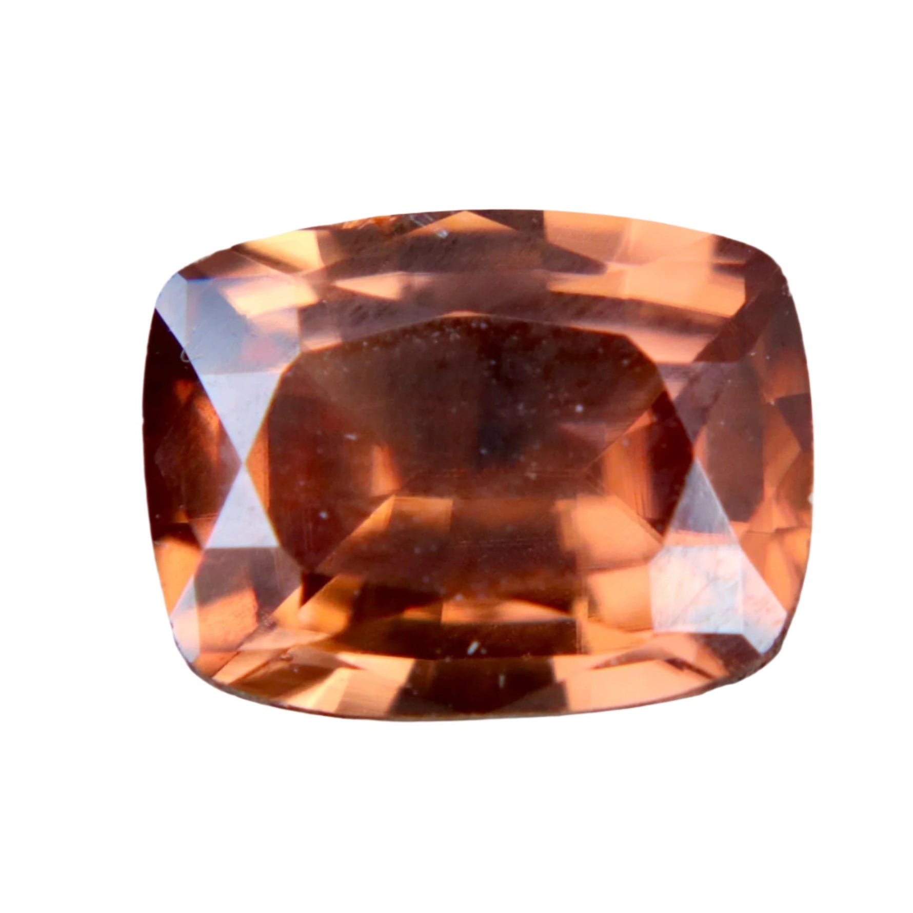 2.24 Carat Natural Brown Zircon | Rectangular Cushion Cut | Unheated Ceylon Gemstone - Sapphirepal
