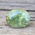 2.45ct Natural Green Sapphire – Oval Cut (Ceylon, Unheated, Eye Clean) - Sapphirepal