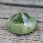 2.45ct Natural Green Sapphire – Oval Cut (Ceylon, Unheated, Eye Clean) - Sapphirepal