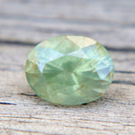 2.45ct Natural Green Sapphire – Oval Cut (Ceylon, Unheated, Eye Clean) - Sapphirepal