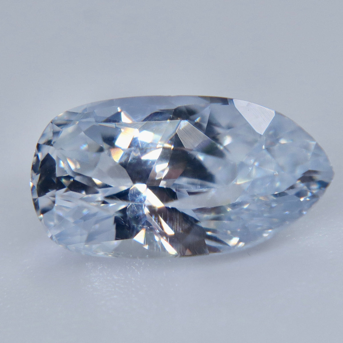 2.70ct Natural White Sapphire – Elongated Fancy Cut Ceylon Gemstone - Sapphirepal