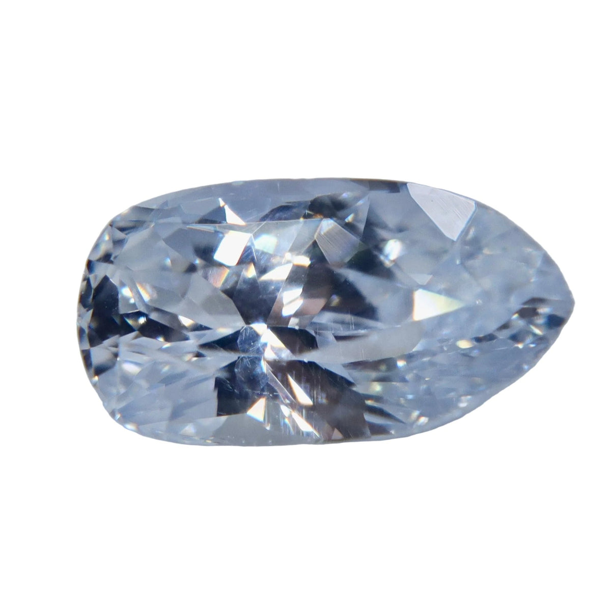 2.70ct Natural White Sapphire – Elongated Fancy Cut Ceylon Gemstone - Sapphirepal