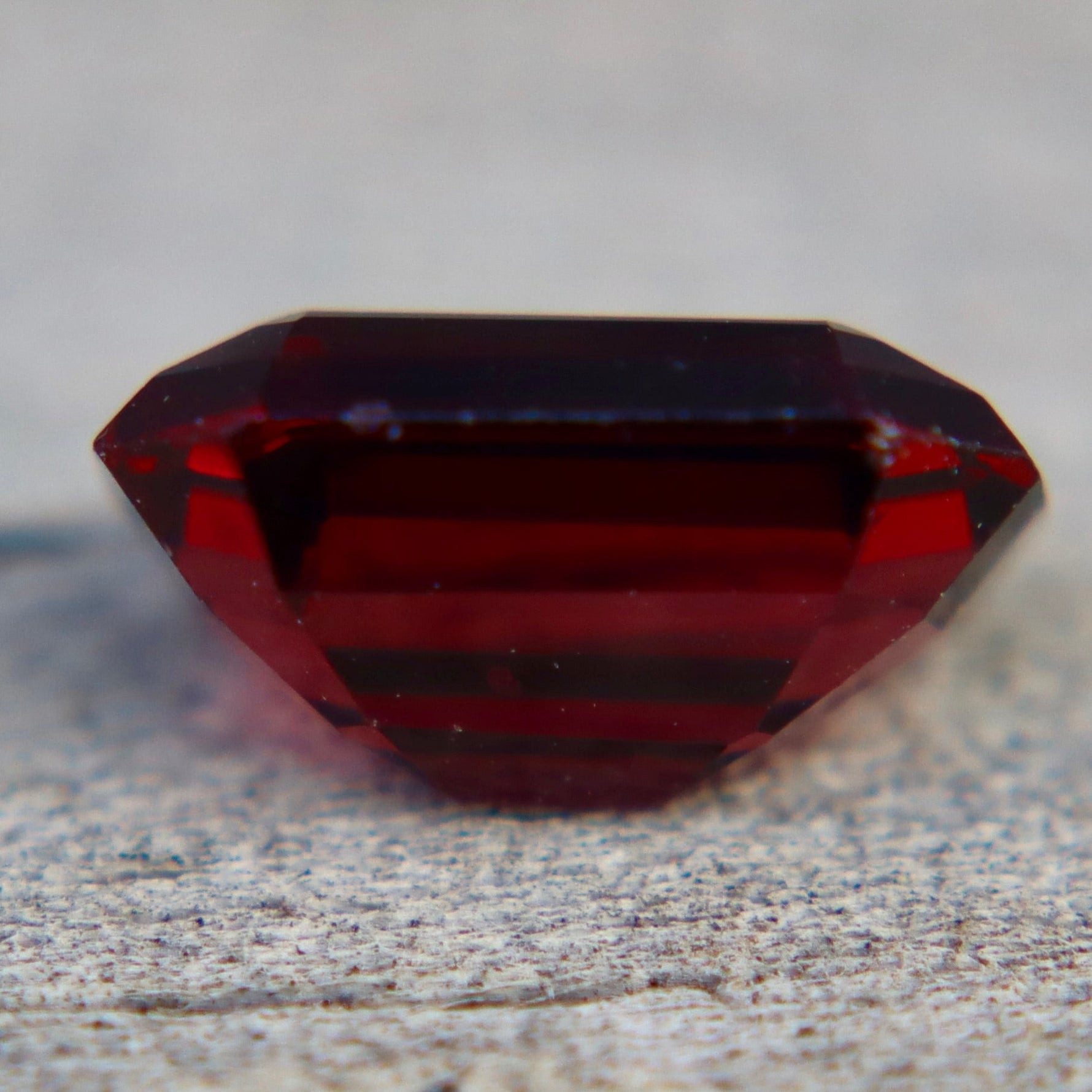 2.76 Carat Natural Garnet – Emerald Cut VS Loose Gemstone (Earth Sourced) - Sapphirepal
