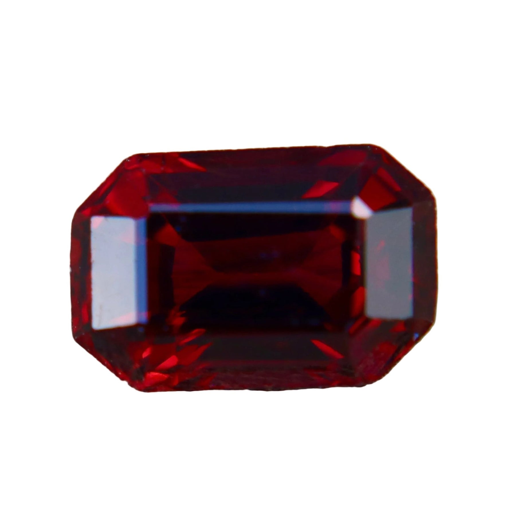 2.76 Carat Natural Garnet – Emerald Cut VS Loose Gemstone (Earth Sourced) - Sapphirepal