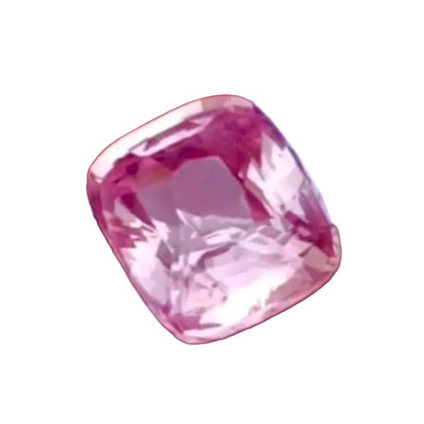 3.00ct Natural Pinkish Padparadscha Sapphire (Heated) – Cushion Cut Ceylon | Eye Clean - Sapphirepal