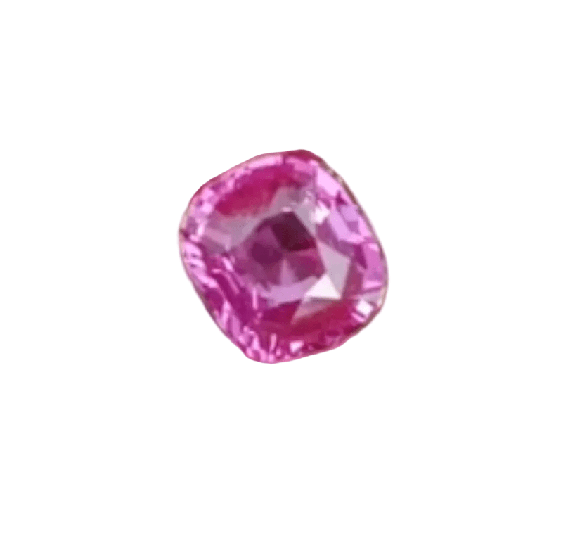 3.05ct Natural Unheated Pink Sapphire – Cushion Cut Ceylon Sapphire - Sapphirepal