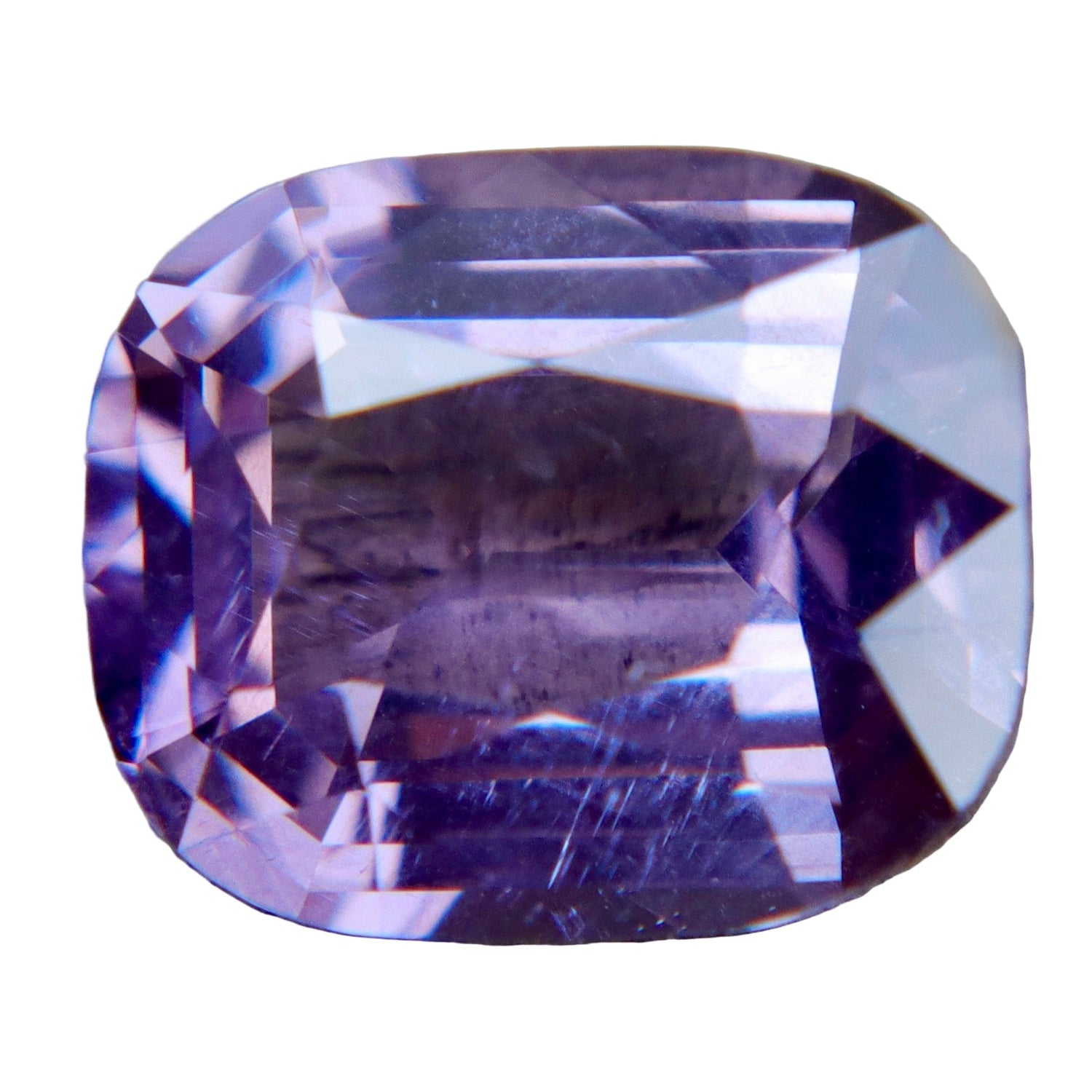 3.10 Carat Natural Purple Spinel – Cushion Cut Ceylon Gemstone (Unheated & Untreated) - Sapphirepal