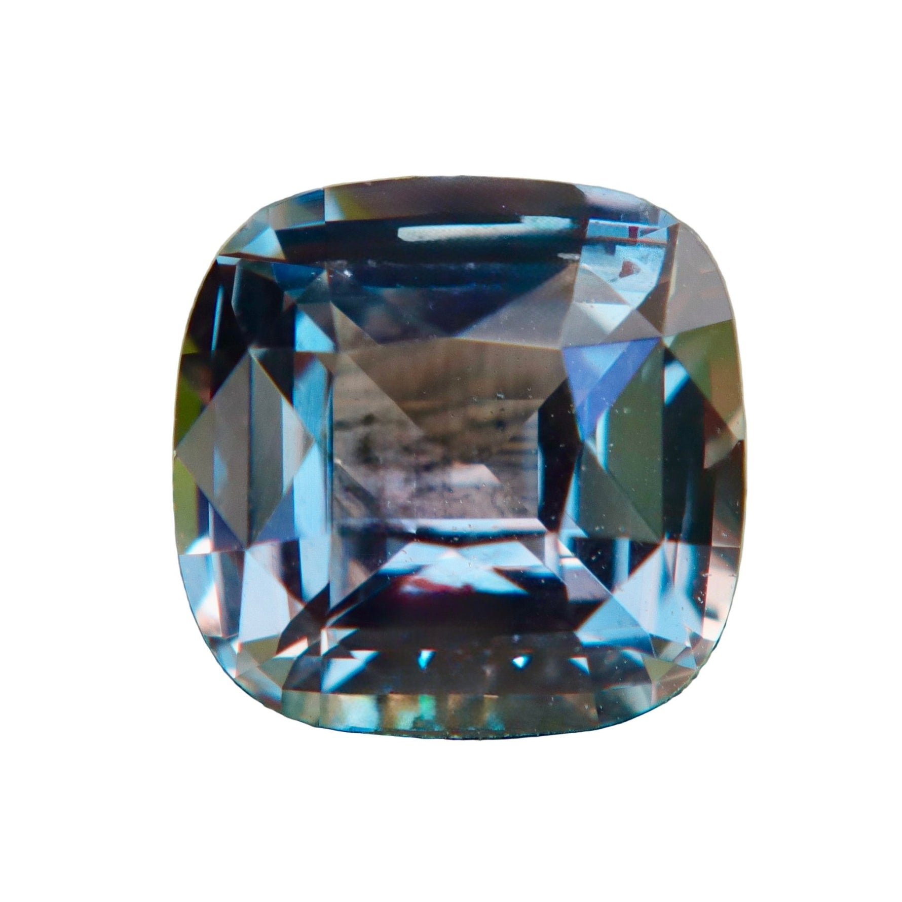 3.15 Carat Natural Green Pink Parti Sapphire – Cushion Cut Ceylon Sapphire (Unheated & Untreated) - Sapphirepal