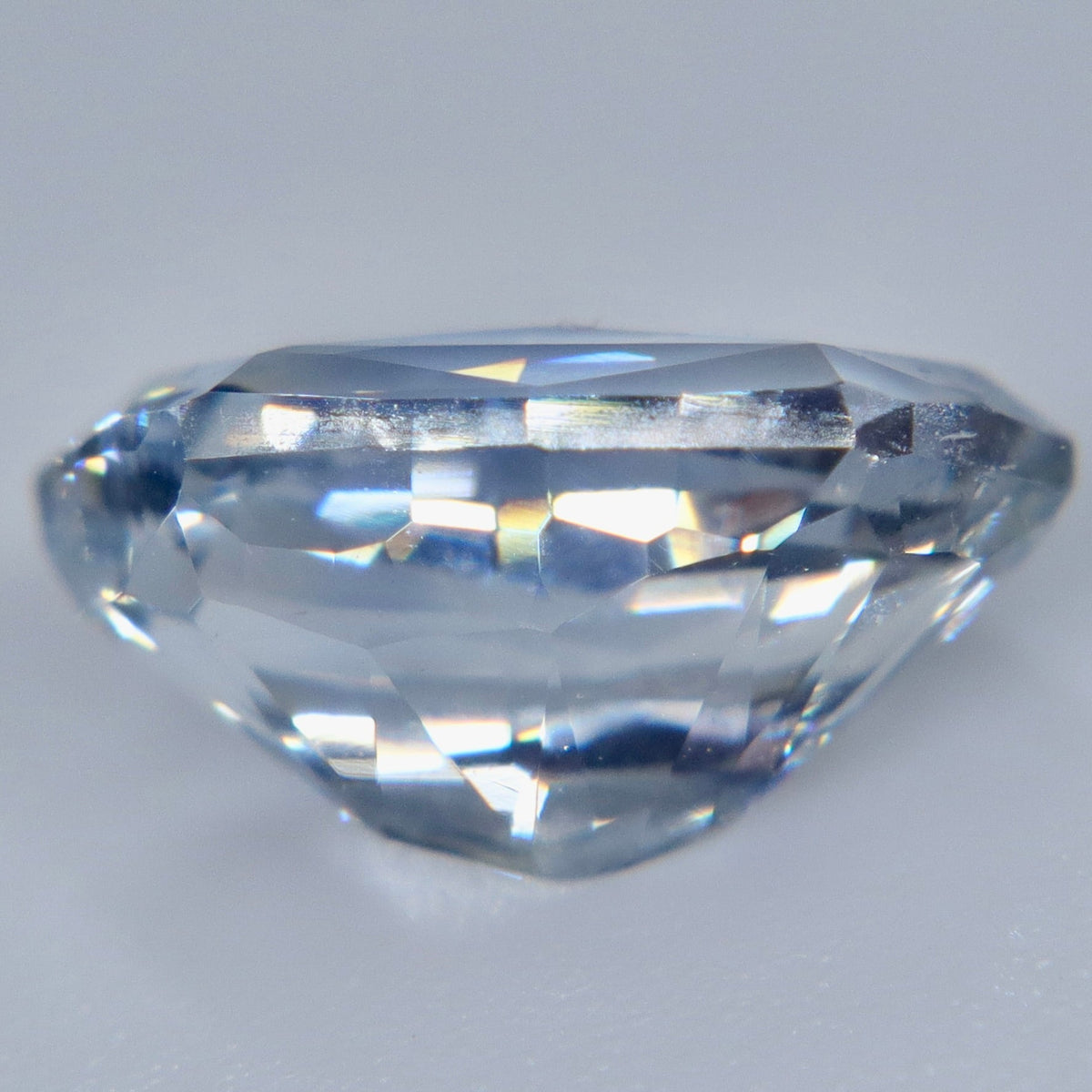 3.24 Carat Natural White Ceylon Sapphire – Elongated Cushion Cut - Sapphirepal
