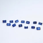 3.25 Carat Royal Blue Sapphire Parcel – Emerald Cut Precision Matched Set from Ceylon - Sapphirepal