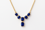 3.25 Carat Royal Blue Sapphire Parcel – Emerald Cut Precision Matched Set from Ceylon - Sapphirepal