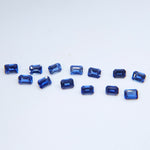 3.25 Carat Royal Blue Sapphire Parcel – Emerald Cut Precision Matched Set from Ceylon - Sapphirepal