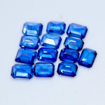 3.25 Carat Royal Blue Sapphire Parcel – Emerald Cut Precision Matched Set from Ceylon - Sapphirepal
