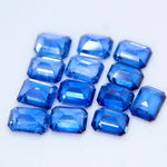 3.25 Carat Royal Blue Sapphire Parcel – Emerald Cut Precision Matched Set from Ceylon - Sapphirepal
