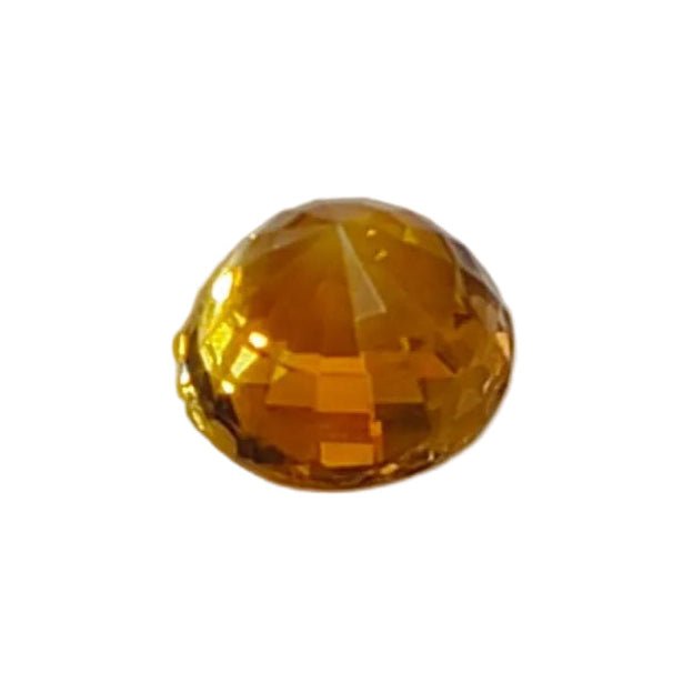 3.34 Carat Vivid Yellow Sapphire (Ceylon) — Heated, Round Cut, VS Clarity | Sapphire Pal Australia - Sapphirepal