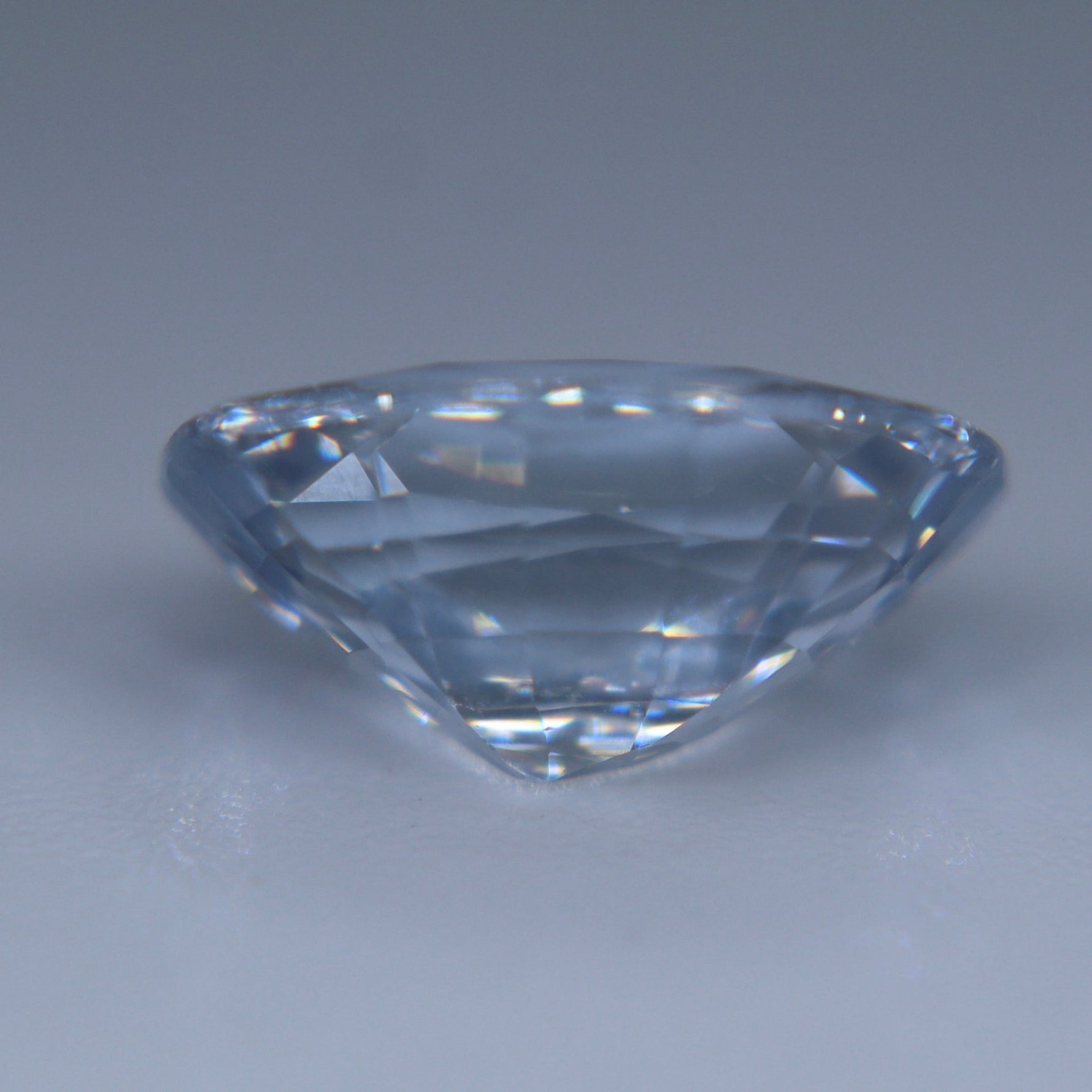 3.44ct Natural Colorless (White) Sapphire — Cushion Cut (Ceylon, VVS Clarity) - Sapphirepal