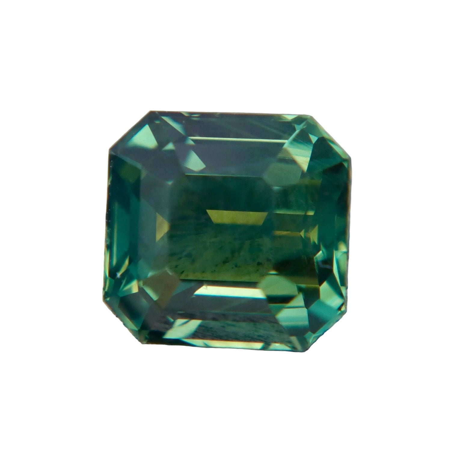 3.52ct Natural Green Sapphire (Unheated) – Emerald Cut Ceylon | VS Clarity - Sapphirepal