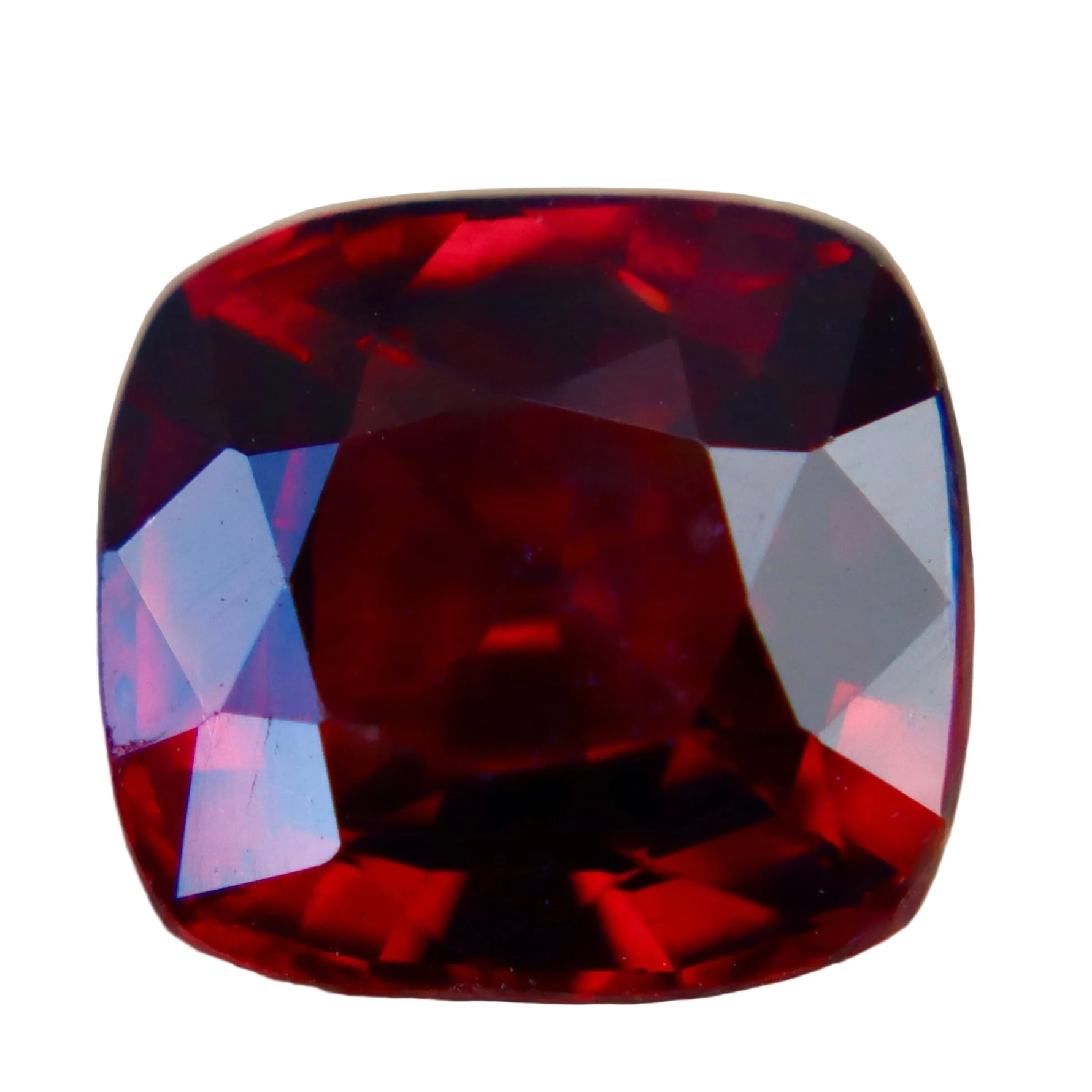 4.42 Carat Natural Garnet – Cushion Cut VS Loose Gemstone (Earth Sourced) - Sapphirepal