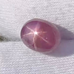 4.68 ct Natural Pink Star Sapphire – Unheated Ceylon Oval Cabochon - Sapphirepal
