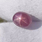 4.68 ct Natural Pink Star Sapphire – Unheated Ceylon Oval Cabochon - Sapphirepal