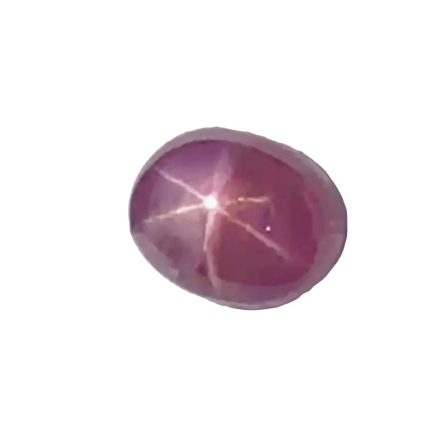 4.68 ct Natural Pink Star Sapphire – Unheated Ceylon Oval Cabochon - Sapphirepal
