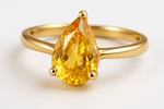 5.11 Carat Parcel of Natural Vivid Yellow Sapphires – Matching Pear Cut Gemstones from Ceylon - Sapphirepal