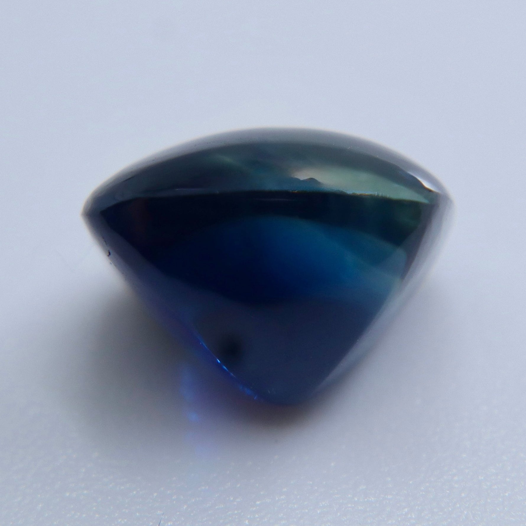 5.64 Carat Unheated Natural Blue Sapphire – Rectangular Cushion Sugarloaf Cut - Sapphirepal