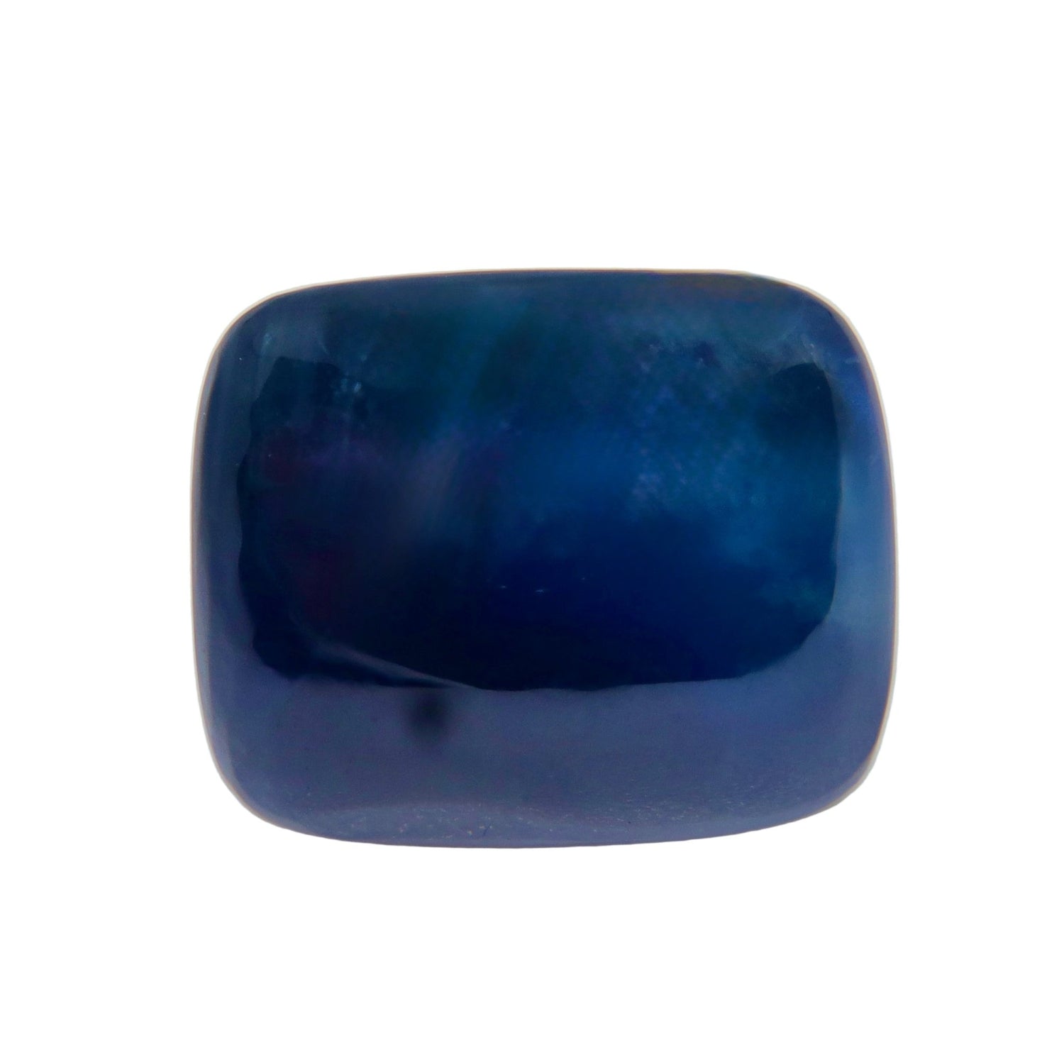 5.64 Carat Unheated Natural Blue Sapphire – Rectangular Cushion Sugarloaf Cut - Sapphirepal