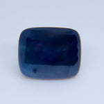 5.64 Carat Unheated Natural Blue Sapphire – Rectangular Cushion Sugarloaf Cut - Sapphirepal