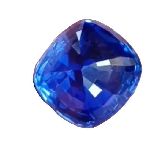 6.14ct Natural Cornflower Blue Sapphire (Heated) – Cushion Cut Ceylon | Eye Clean - Sapphirepal