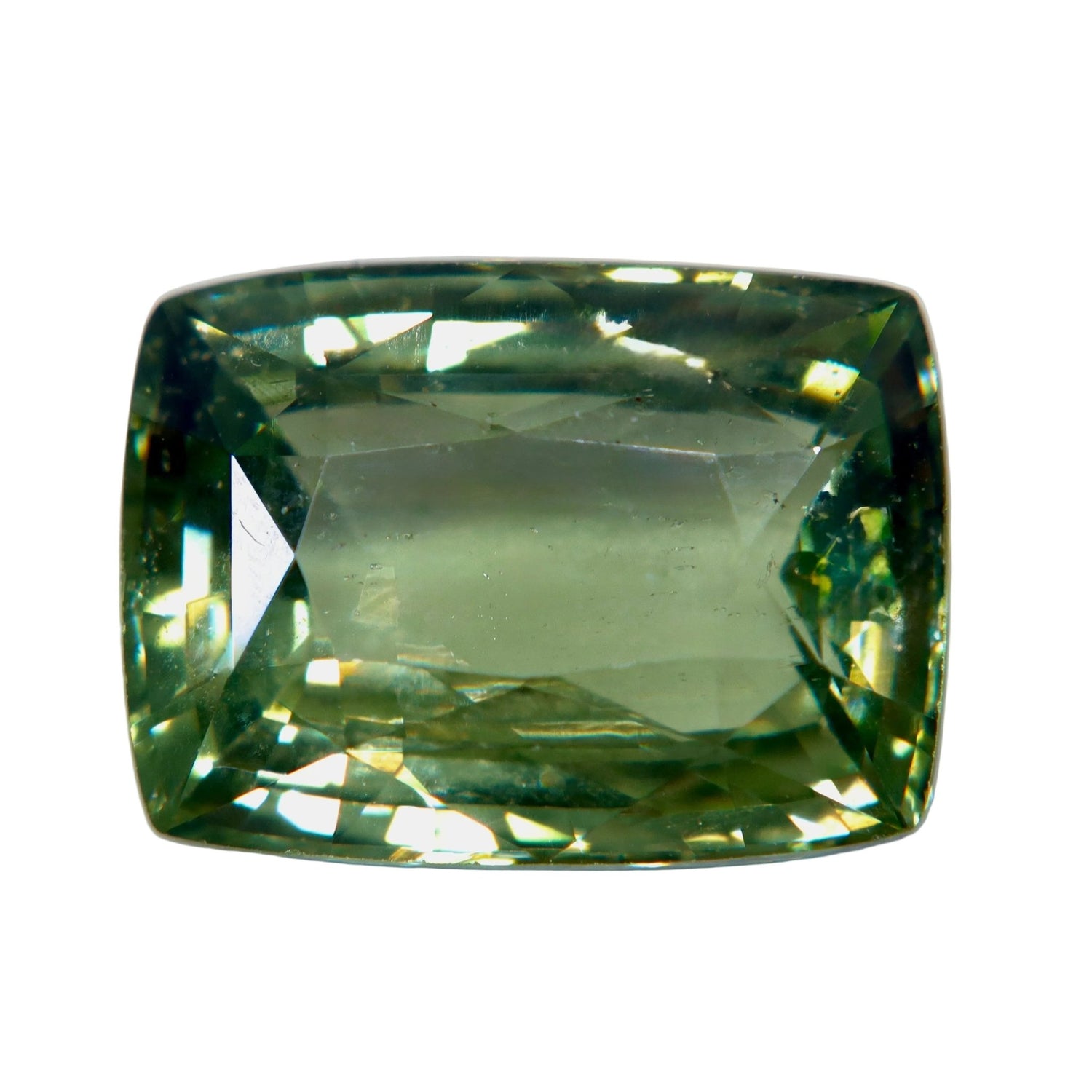 6.38ct Natural Alexandrite Chrysoberyl – Cushion Cut Color Change Gemstone - Sapphirepal
