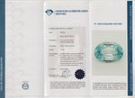 9.60 Carat Natural Blue Zircon – Oval Cut | VVS Clarity | Madagascar Origin | Loose Untreated Zircon Gemstone - Sapphirepal