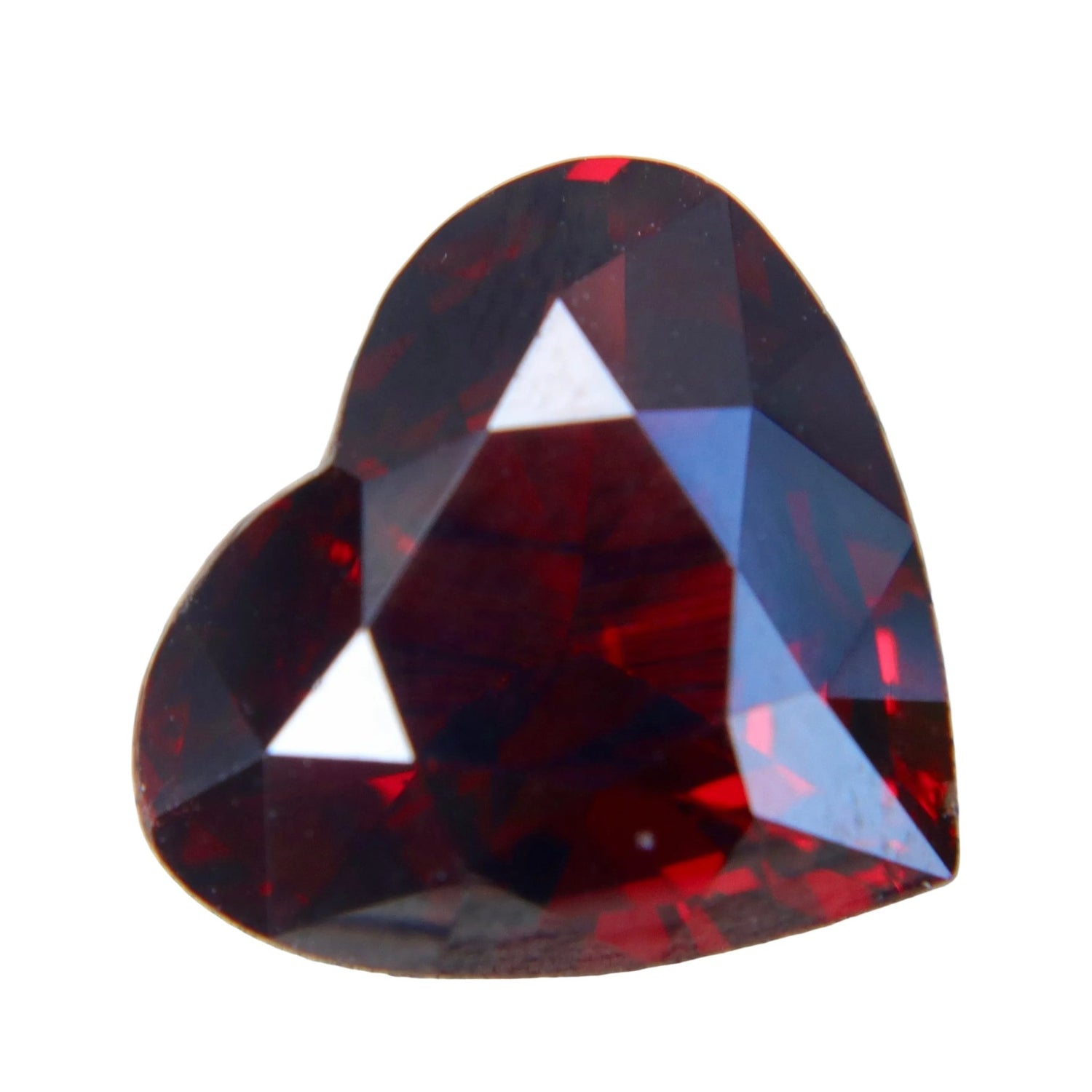 9.75 Carat Natural Garnet – Heart Cut VS Loose Gemstone (Earth Sourced & Untreated) - Sapphirepal