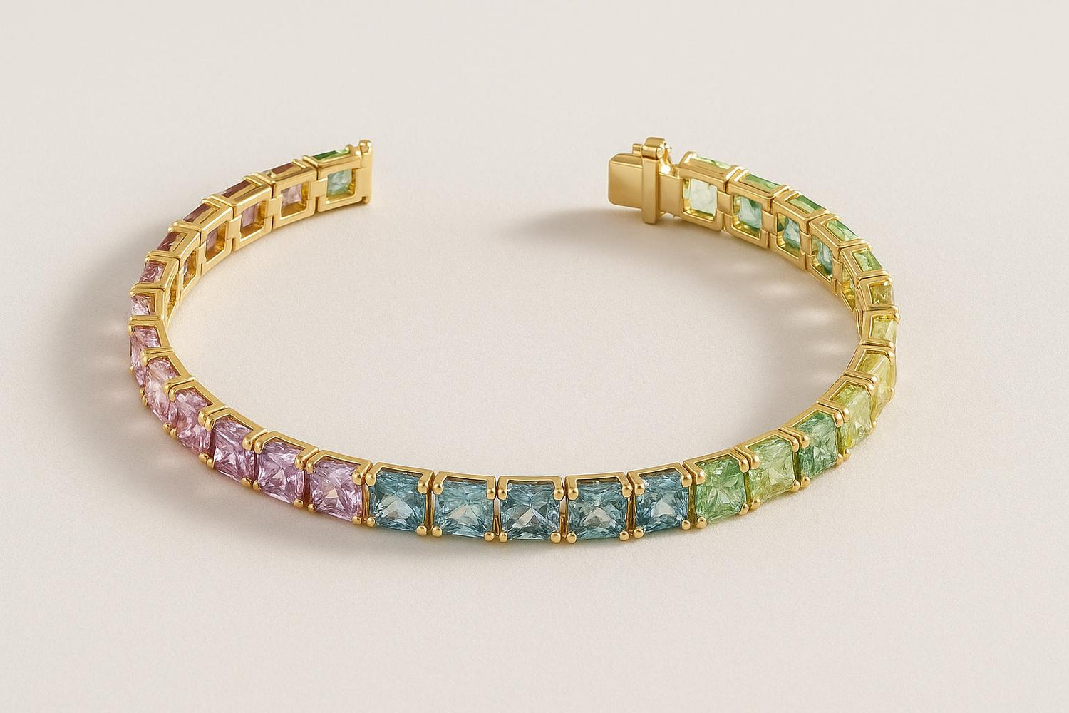 9.80 Carat Natural Rainbow Color Gemstones Set (Ceylon) — Round Cut, VVS, 2.20 mm - Sapphirepal