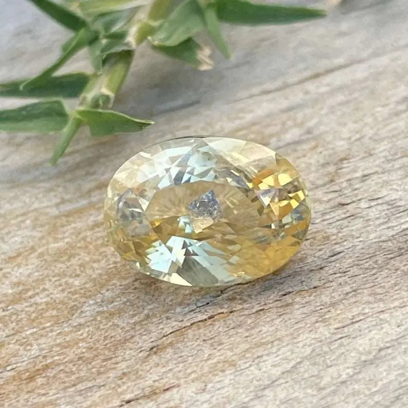 Extremely Rare Natural Yellow Sapphire