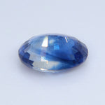 Oval blue sapphire 6.85x4.65mm faceted gemstone for engagement ring and fine jewelry
