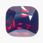 19.61ct natural rhodolite garnet red cushion cut loose gemstone