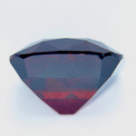 transparent cushion mixed cut rhodolite garnet 19.61 carat gemstone