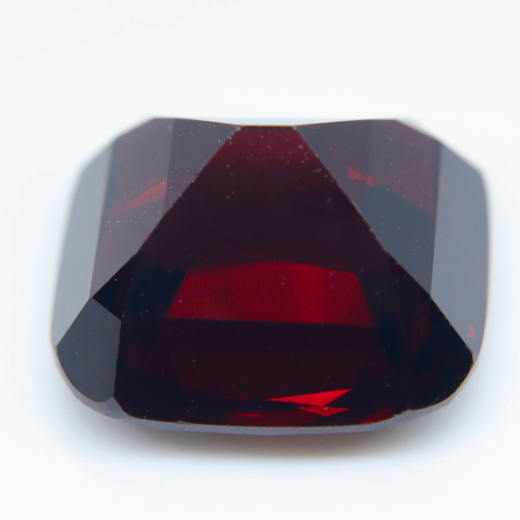 large natural red rhodolite garnet gemstone for statement jewelry