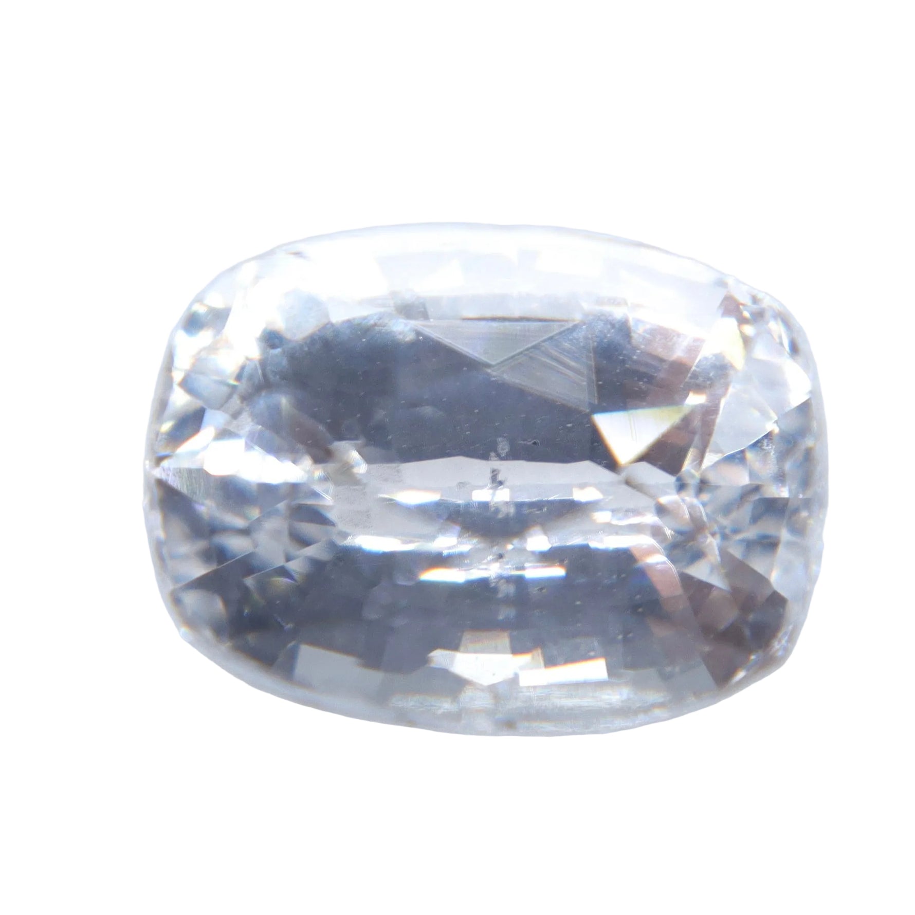 Natural colorless sapphire 1.58ct cushion cut Ceylon loose gemstone by Sapphire Pal