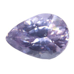 Natural purple spinel 2.00 carat pear cut Ceylon loose gemstone on white background