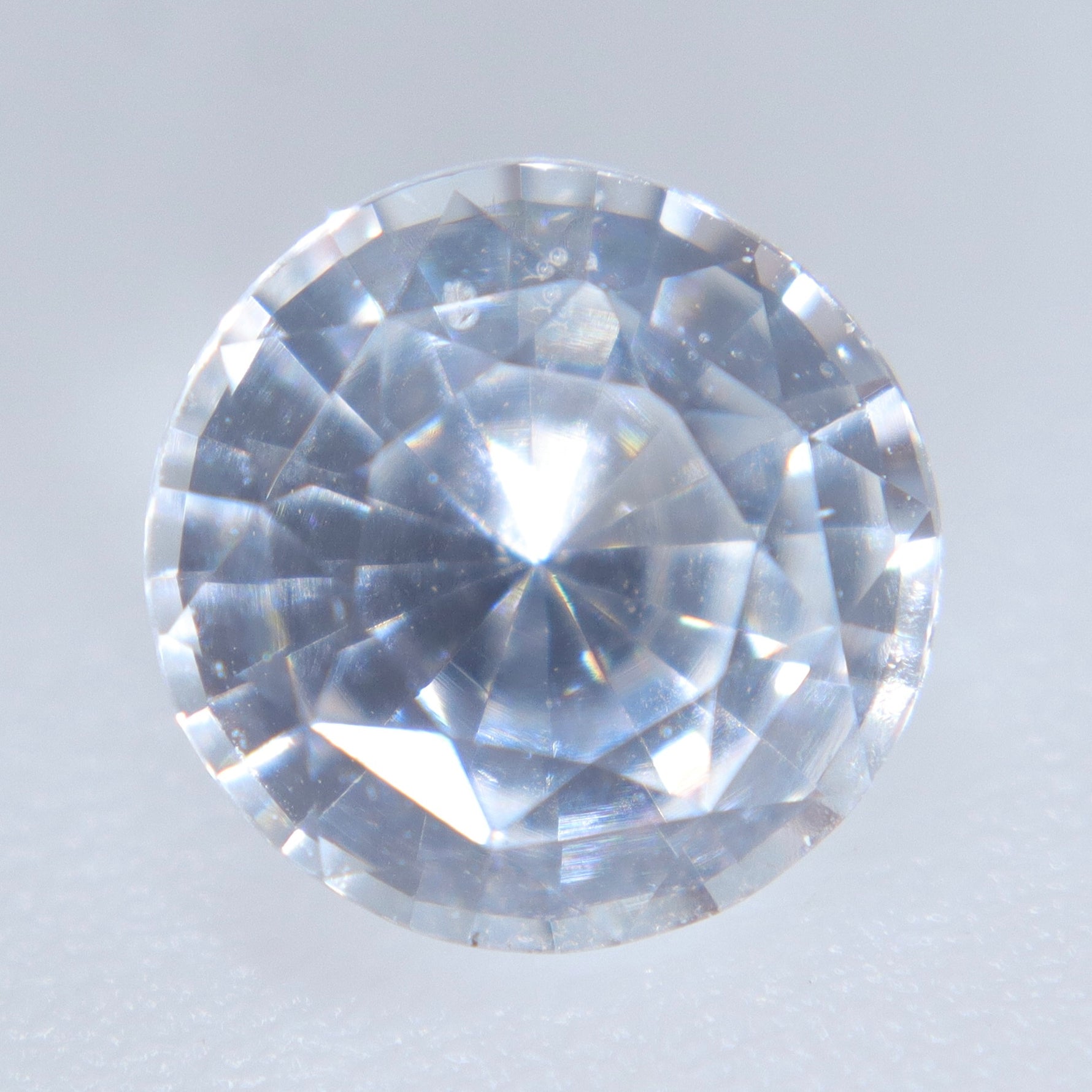 Natural colorless sapphire for bespoke jewelry, wedding rings and collectors