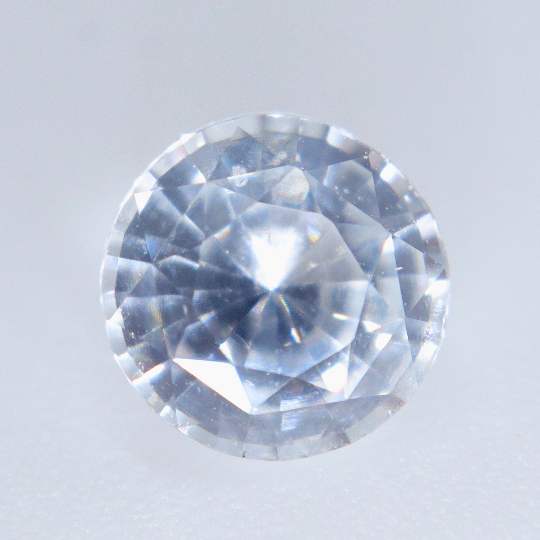 Earth sourced Ceylon sapphire round faceted gemstone from Sapphire Pal Australia