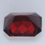 4.56 carat emerald cut natural garnet gemstone for bespoke jewelry design
