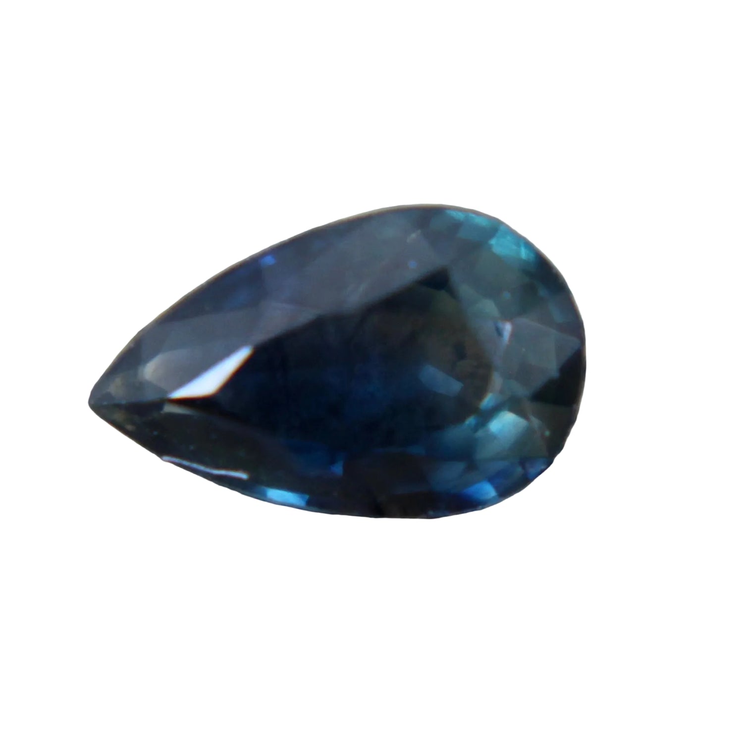 Included-clarity natural sapphire for a pendant or cluster design