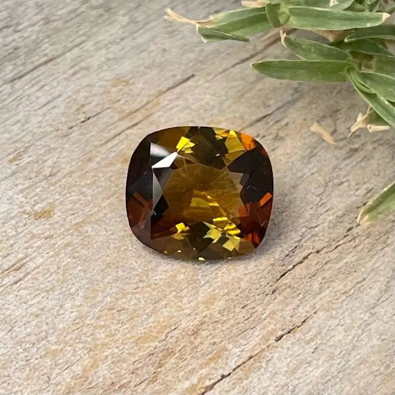 Natural Bi Coloured Tourmaline gems-756e