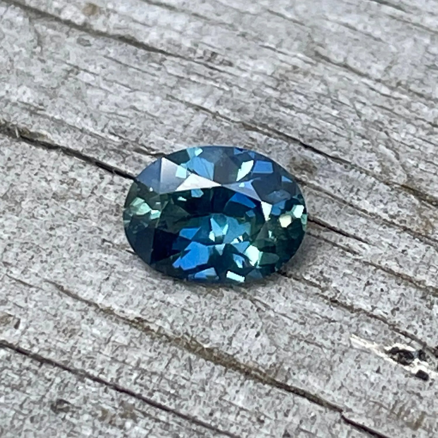 Natural Blue Green Sapphire
