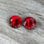 Natural Garnet Pair of Gemstones